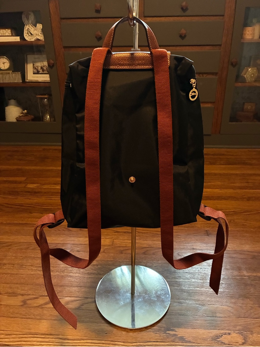 Longchamp Le Pliage Large Backpack in Black - Picture 2 of 8